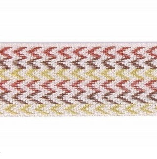 Europatex HT-1692 Chevron Jacquard Trim in Dessert