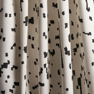 3 Yards ~ Schumacher Bespotted Fabric in Black