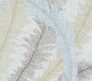 LuLu DK Whimsy Garden Linen Fabric in Driftwood