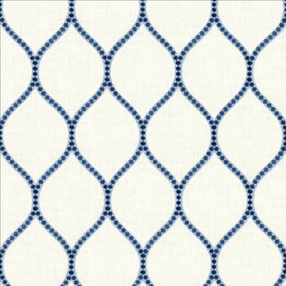 Kasmir Fabrics Embroidered Overlay in Navy