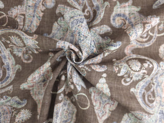 P/Kaufmann Far Hills Linen Blend Fabric in Oak