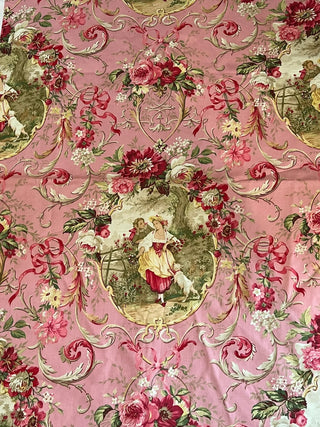 Richloom Fragonard Cameo French Country Toile Fabric