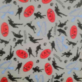Lacrosse Fleece Fabric in Gray