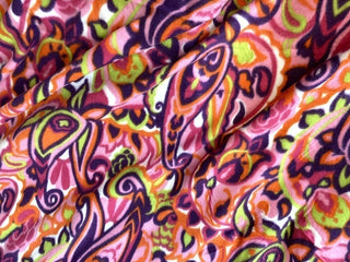 Glade Fleece Double Brushed Fabric in Azalea