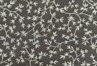 Stof Fabrics Leaf Vines Quilting Fabric in Gray