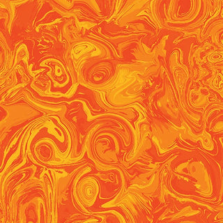 Benartex Marbella in Great Marble Blender Orange Quilting Fabric