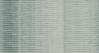 Lowell Ikat Stripe Fabric in Aqua