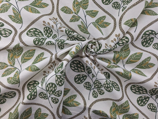 Belle Maison Marnie Botanical Fabric in Olive