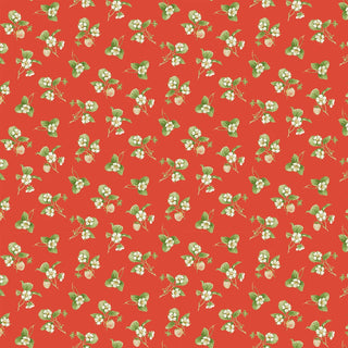 Henry Glass & Co. Strawberry Garden Quilting Fabric in Red