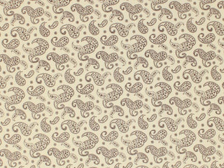 Choice Fabrics Remember When  Paisley Quilting Fabric in Beige/Brown