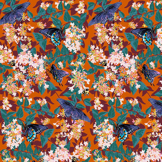 Anna Maria Horner Neighborly Quilting Fabric in Rust