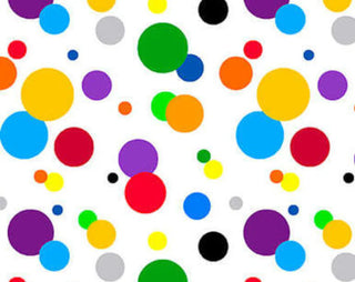 Blank Quilting Nitty Gritties Dots Quilting Fabric in White