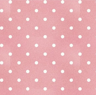 Henry Glass & Co. White Polka Dots Quilting Fabric in Pink