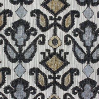 Richloom Platinum Grendel Tapestry Upholstery Fabric in Indigo