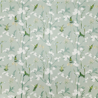 Swavelle/Mill Creek Hummingbird Garden Embroidered Drapery Fabric in Jade