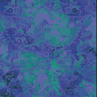 Sarah J. Collection Fantasy Cool Quilting Fabric in Blue/Green