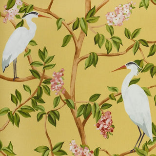 Covington Heron Fabric in Daffodil
