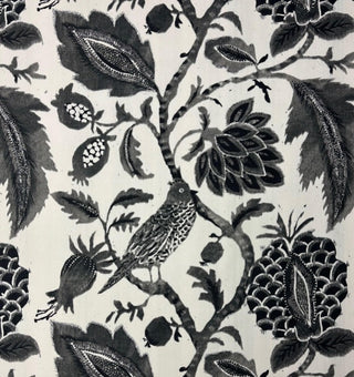 Richloom Nightingale Fabric in Ebony