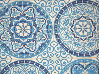 P/Kaufmann Azulejos Outdoor Fabric in Blue