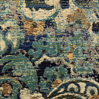 Beacon Hill Inca Damask Upholstery Fabric in Aqua