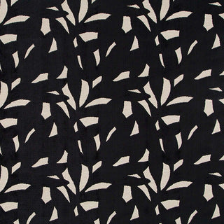 Robert Allen Kahlo Palm Cut Velvet Upholstery Fabric in Eclipse
