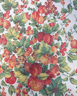 Il Frutteto Embroidered Fabric in Autumn
