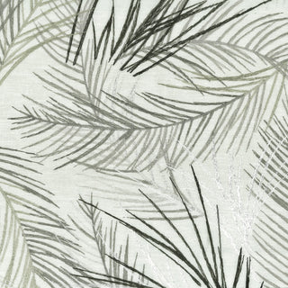 Bassett McNab Rotola Palms Embroidered Fabric in Graphite