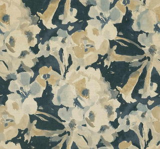 Perseids Velvet Grospoint Fabric in Midnight