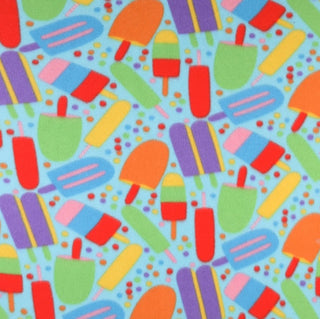 Popsicle Fleece Polar Fleece Fabric in Aqua