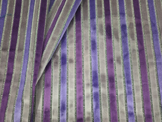 Robert Allen Donati Cut Velvet Fabric in Purple