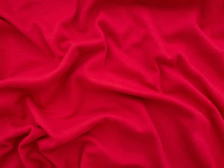 Cotton Jersey Knit Fabric in Red