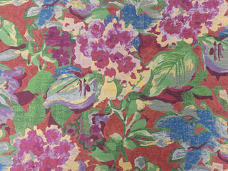 Robert Allen Cap Bon Garden Jacquard in Tomato