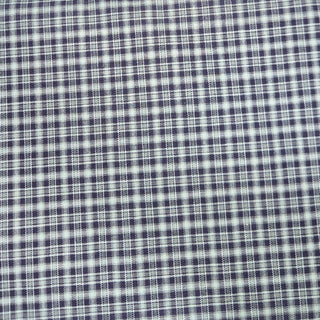 Timeless Treasures Plaid Quilting  Fabric in Dark Blue