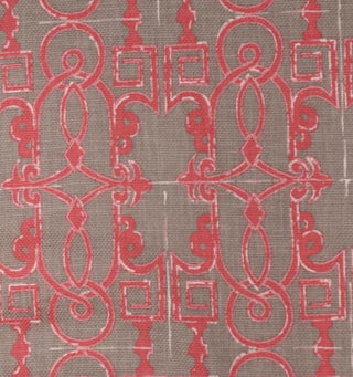 Lacefield Designs Seville Fabric in Salmon