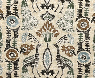 P/Kaufmann Peacock Parade Fabric in Expresso