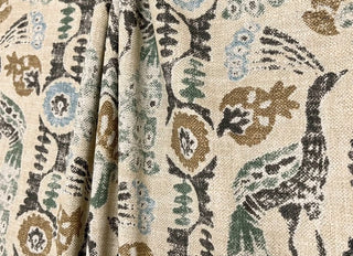 P/Kaufmann Peacock Parade Fabric in Expresso