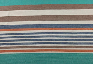 Sunbrella Boho Stripes Woven Outdoor Fabric in Earthy