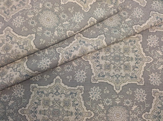 Eastern Accents Arabesque Tapestry Fabric in Slate