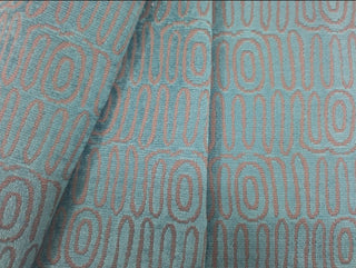 Beacon Hill Monarch Cut Velvet Upholstery Fabric in Teal