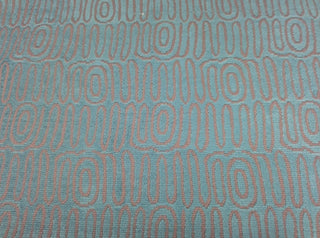 Beacon Hill Monarch Cut Velvet Upholstery Fabric in Teal