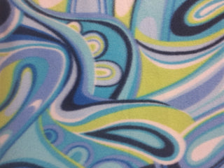 Tiffany Polar Fleece Fabric in Blue 