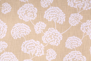 Robert Allen Crypton Home© Toile Stems Fabric in Sand