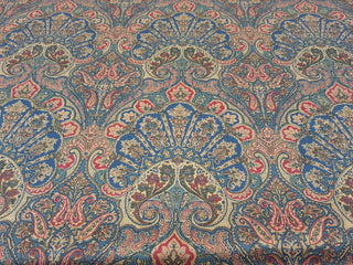 Waverly San Marco Vintage Paisley Fabric in Blue