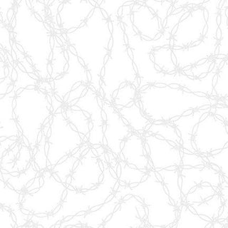 Western Stock Barb Wire in White