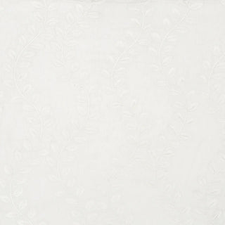 Beacon Hill Fabrics Ava Vine Embroidered Fabric in White