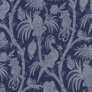 Beacon Hill La Palma Jacquard Fabric in Mussel Shell Blue