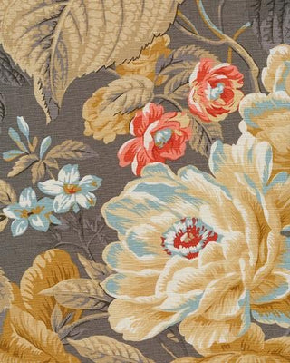 Waverly Floral Flourish Clay Fabric in Clay