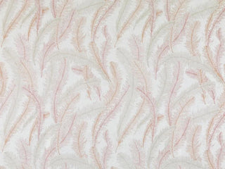 LuLu DK Whimsy Garden Linen Fabric in Coral