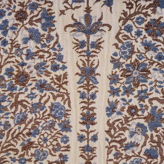 Highland Court Global Malaba Jacquard Fabric in Cobalt