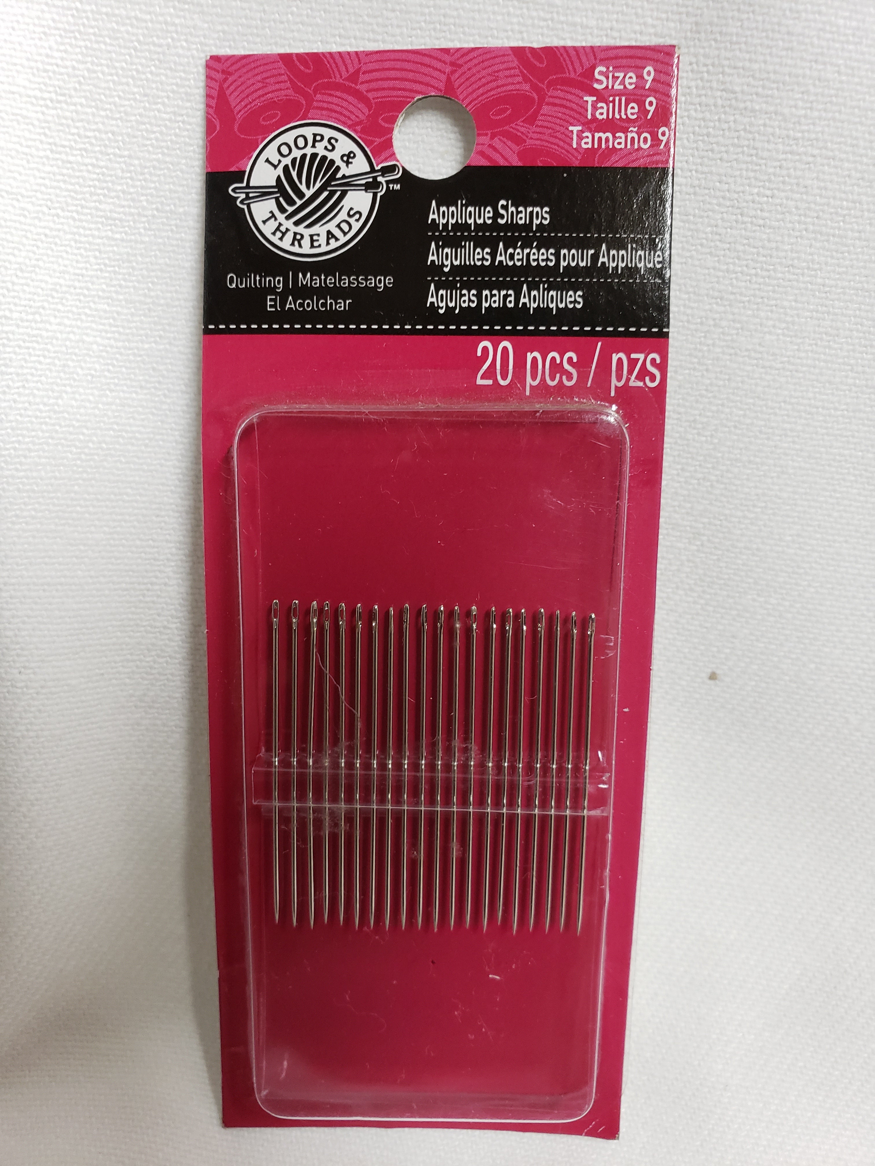 Applique Sharps sewing needles size 9 - All About Fabrics